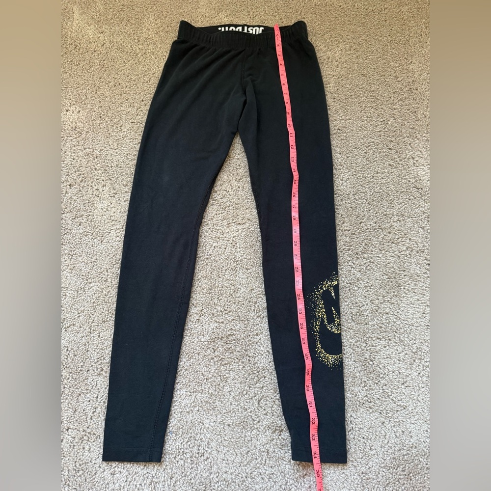 Nike Leggings Black with Gold Small - Picture 2 of 8